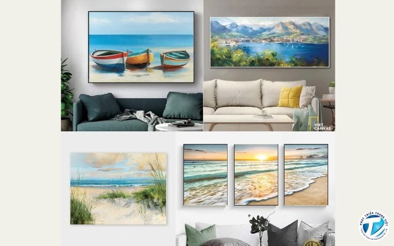 Tranh canvas phong cảnh biển